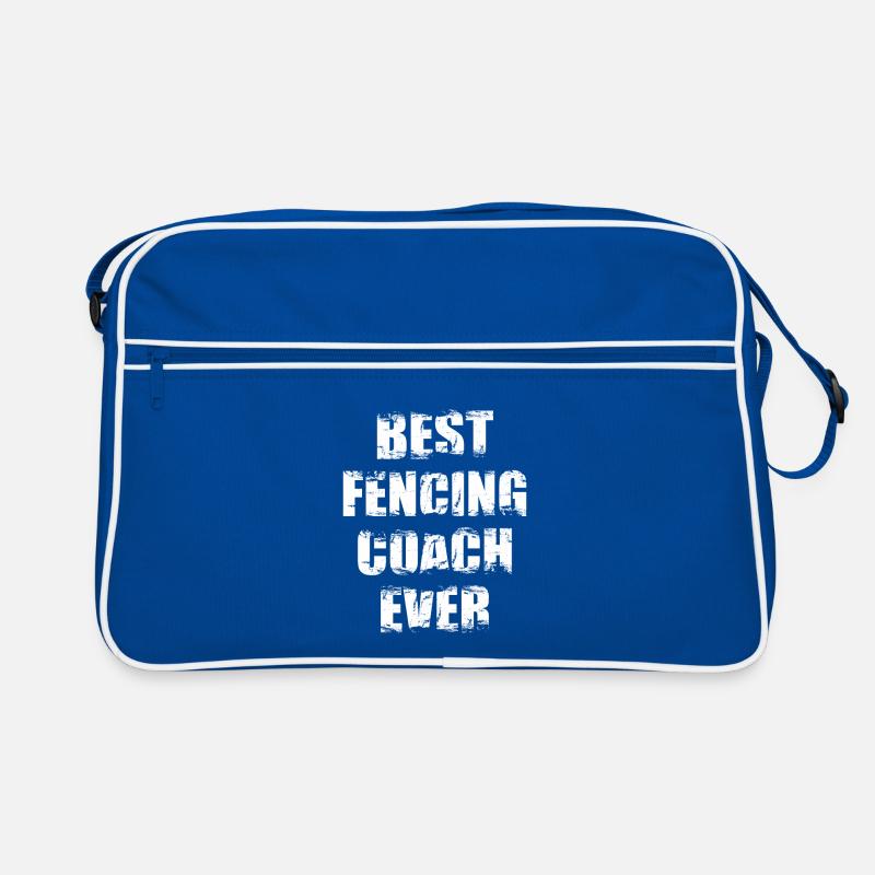 Bester Fechtlehrer Retro Tasche