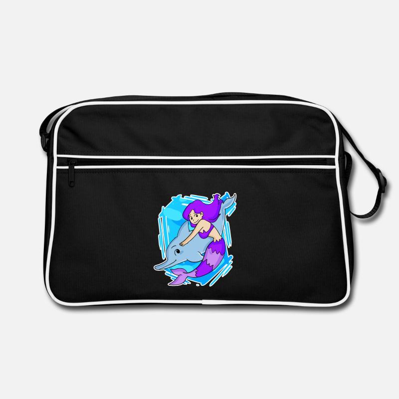Sirène - Sac Retro - noir/blanc