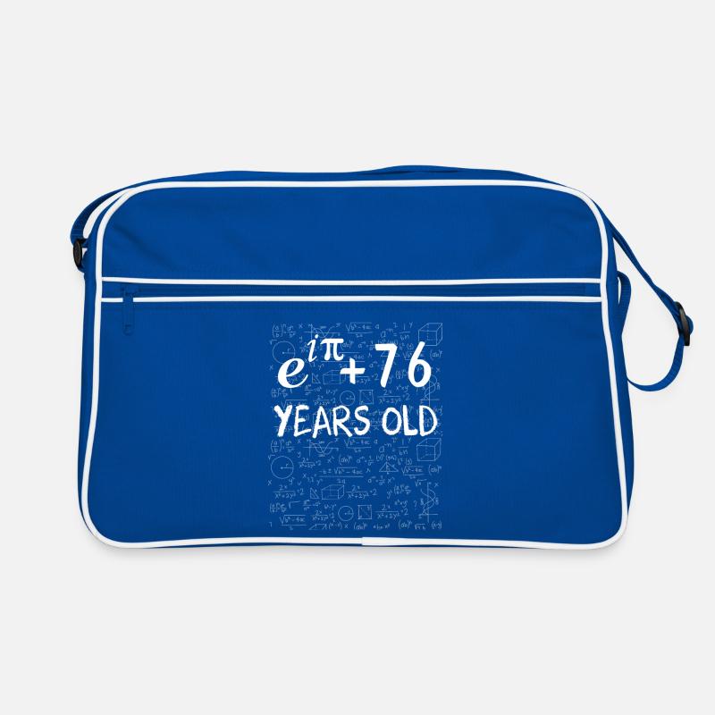 75. Geburtstag 75 Jahre Euler Identity Retro Tasche