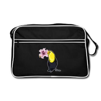 Toucan Lily - Retro Bag - black/white - Front