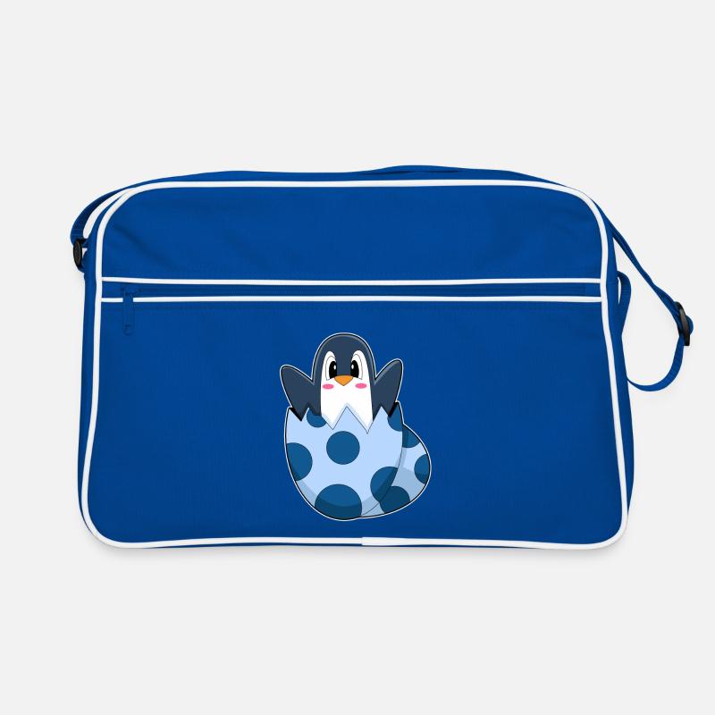 Pinguin Ei Retro Tasche