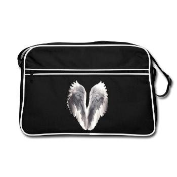 Ailes d’ange - Sac Retro - noir/blanc - Devant