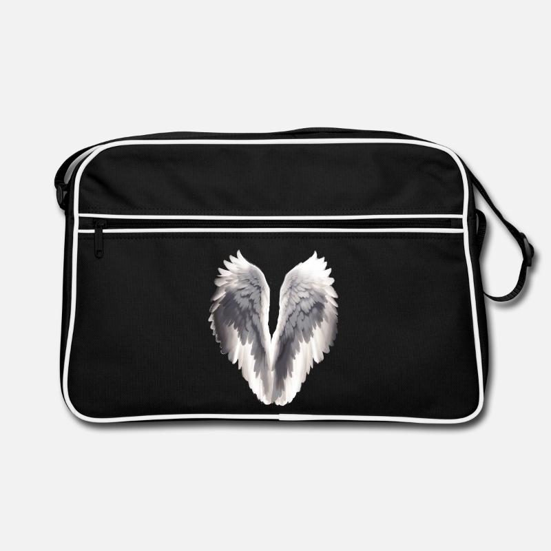 Ailes d’ange - Sac Retro - noir/blanc