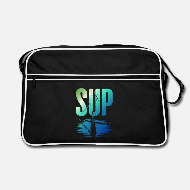 SUP - Sac Retro - noir/blanc