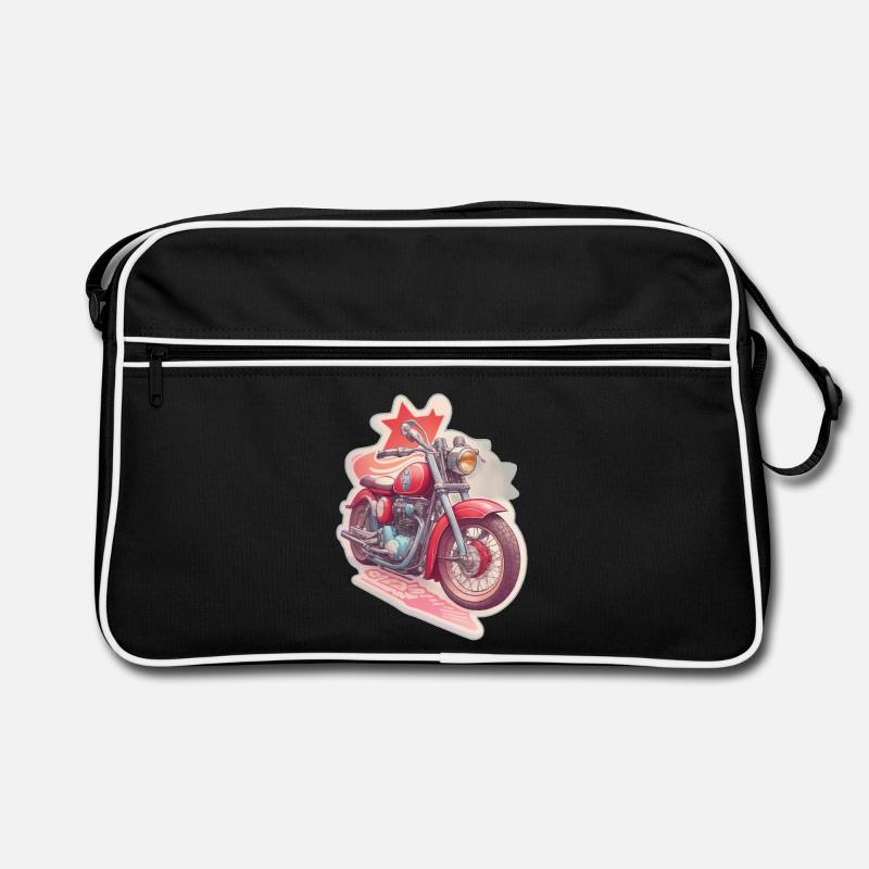 Motorcycle Design Retro Bag