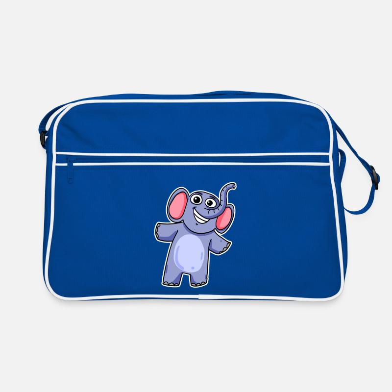 Niedlicher Kleiner Elefant Retro Tasche