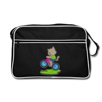 Vélo chat - Sac Retro - noir/blanc - Devant
