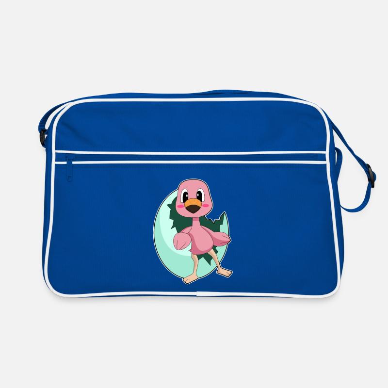 Flamingo Ei Retro Tasche