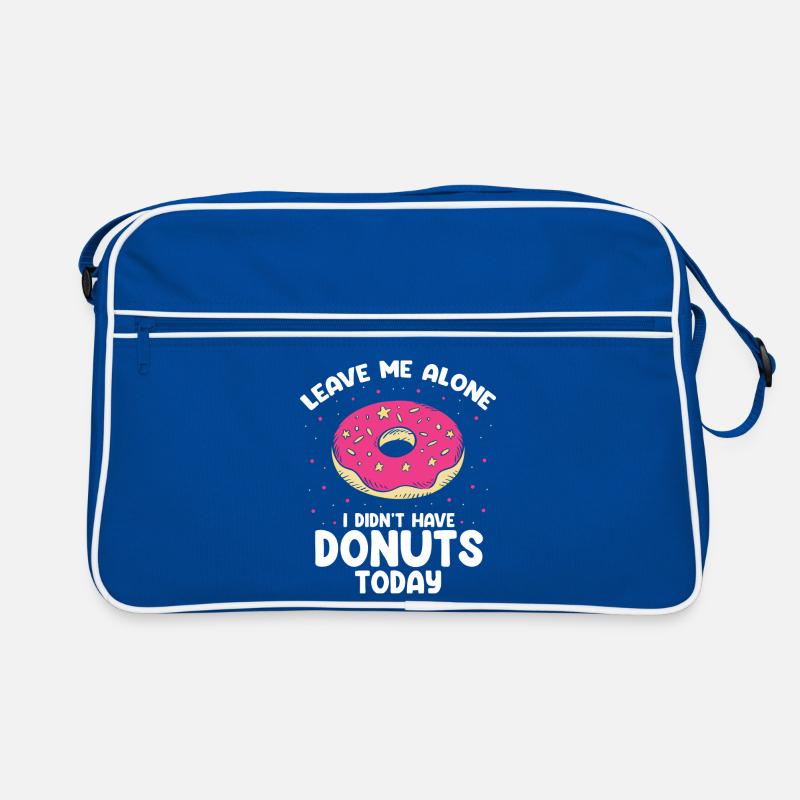 Design de beignets « Leave me alone » Sac Retro