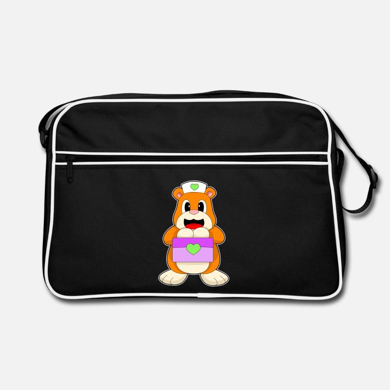Hamster Nurse First Aid Kit Retro Bag