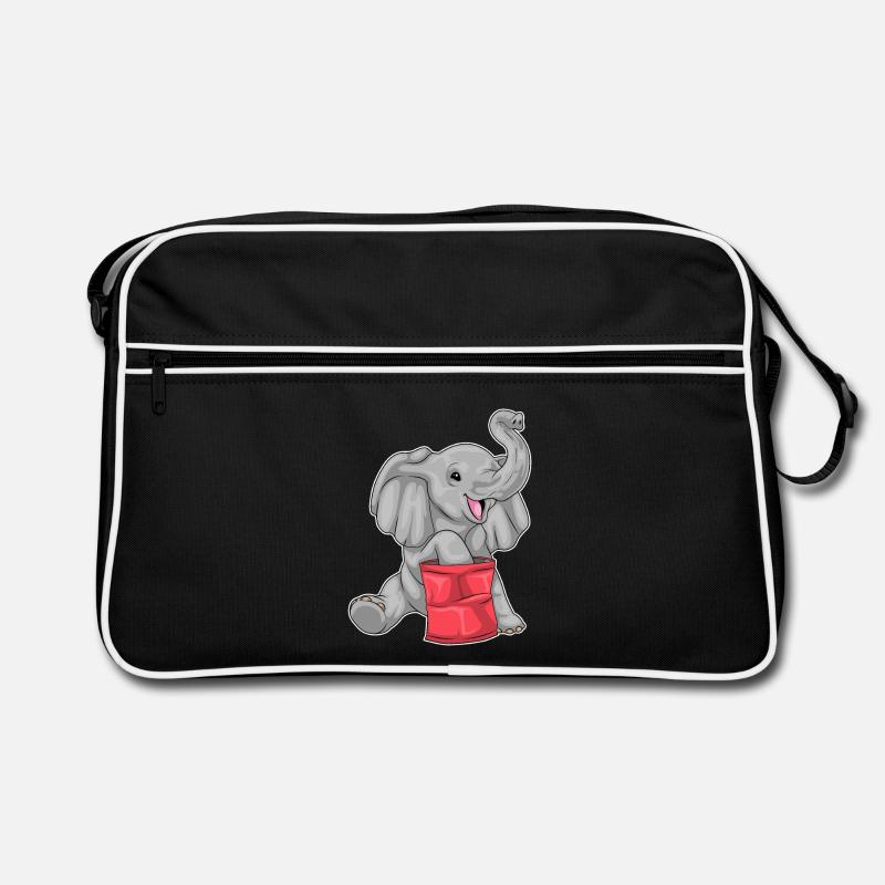 Chips d’éléphant Sac Retro