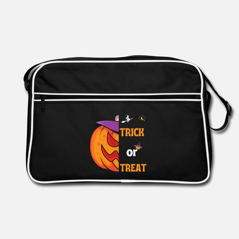 Halloween-Geschenk "Süßes oder Saures" Retro Tasche