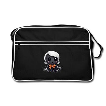 Figurine fantôme vampirique kawaii - Sac Retro - noir/blanc - Devant