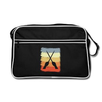 Baguettes vintage - Sac Retro - noir/blanc - Devant