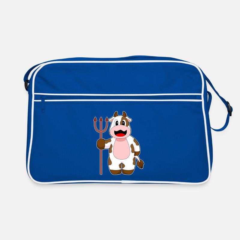 Vache Halloween Devil Trident Sac Retro