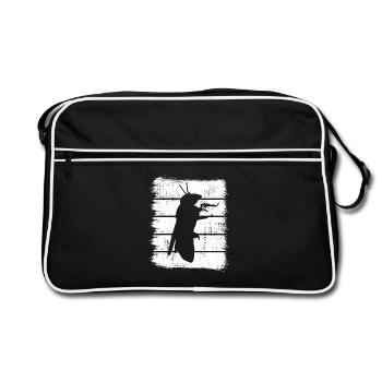 Croquis d’abeille - Sac Retro - noir/blanc - Devant