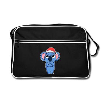 Noël Koala - Sac Retro - noir/blanc - Devant