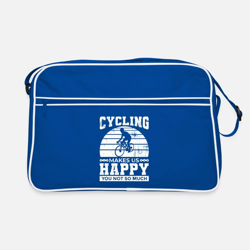 Cyclist Joke Retro Bag
