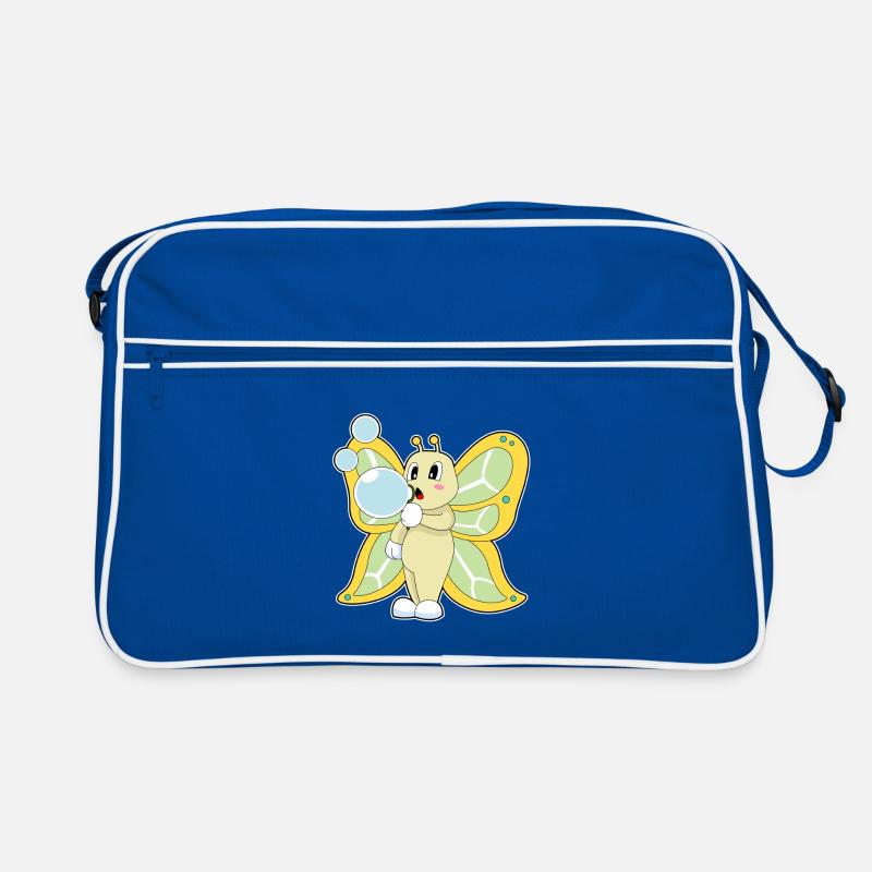 Butterfly Soap Bubbles Retro Bag