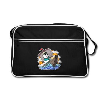 Capitaine Sailor Bear - Sac Retro - noir/blanc - Devant