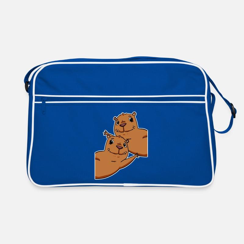 Capybara Wasserschwein Retro Tasche
