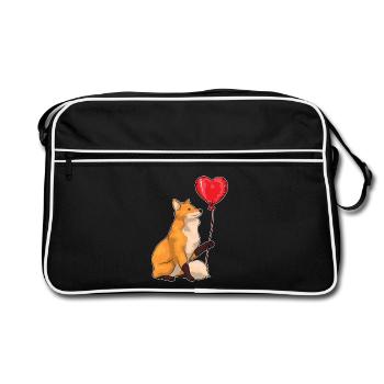 Ballon Renard - Sac Retro - noir/blanc - Devant