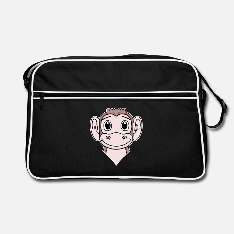 Tête D’Animal, Tête D’Animal, Singe Sac Retro