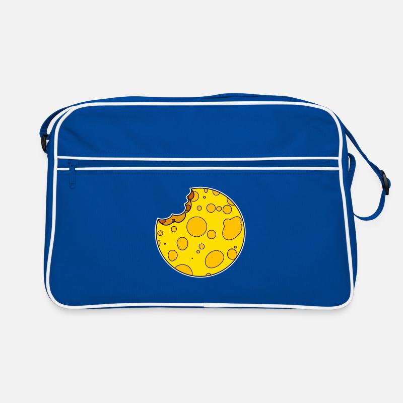 Kreis Käse rund Retro Tasche