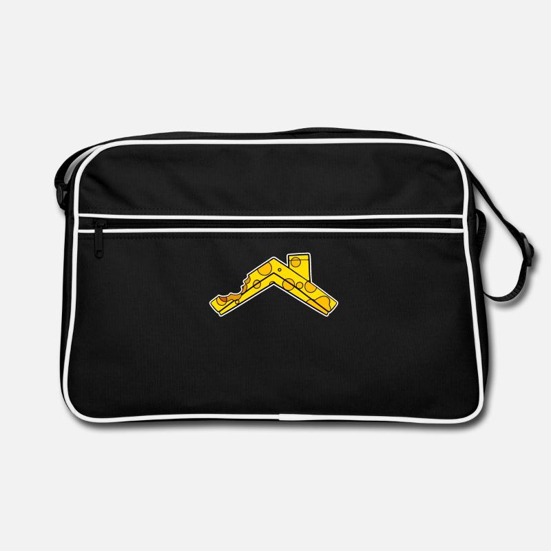 Fromage sur le toit de la maison Sac Retro