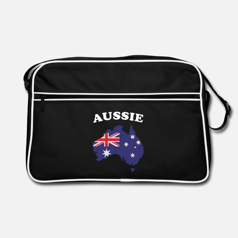 Aussie Australischer nationalfeiertag Retro Tasche