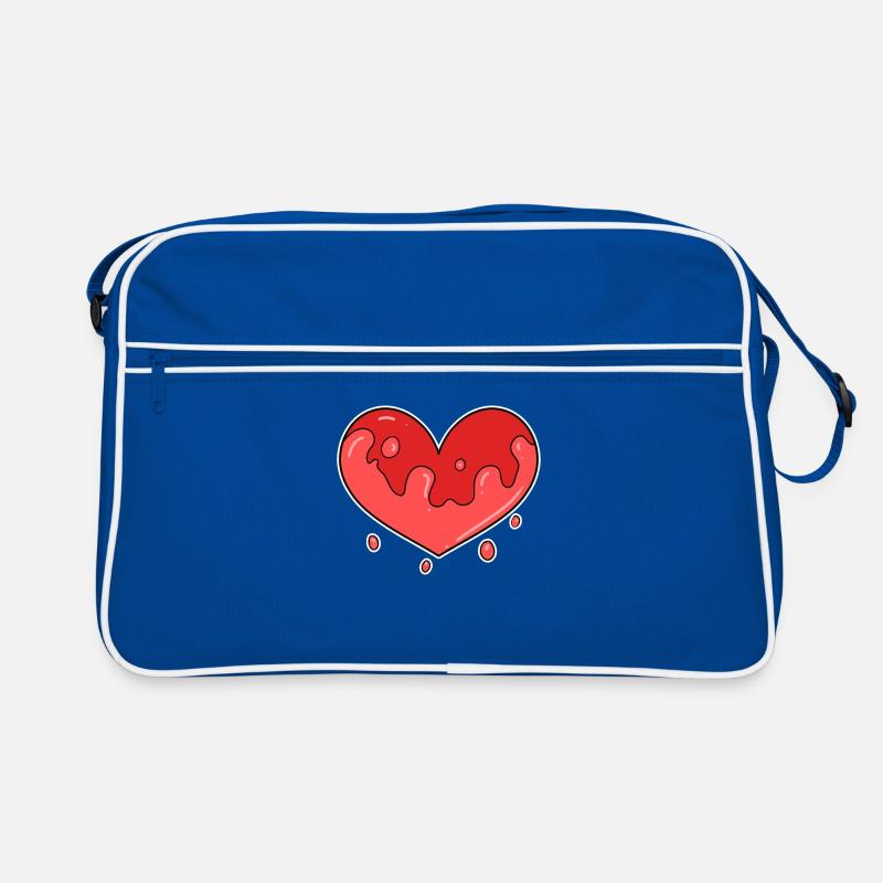 Herz Einsam Retro Tasche