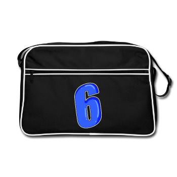 Numéro 6 Numéro - Sac Retro - noir/blanc - Devant