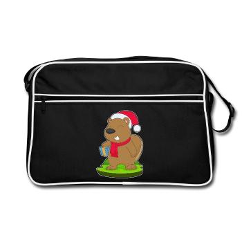 Forfait de Noël Castor - Sac Retro - noir/blanc - Devant