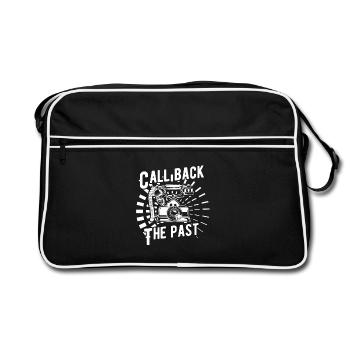 Bringing back the past - Retro Bag - black/white - Front