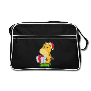 Forfait Noël girafe - Sac Retro - noir/blanc - Devant