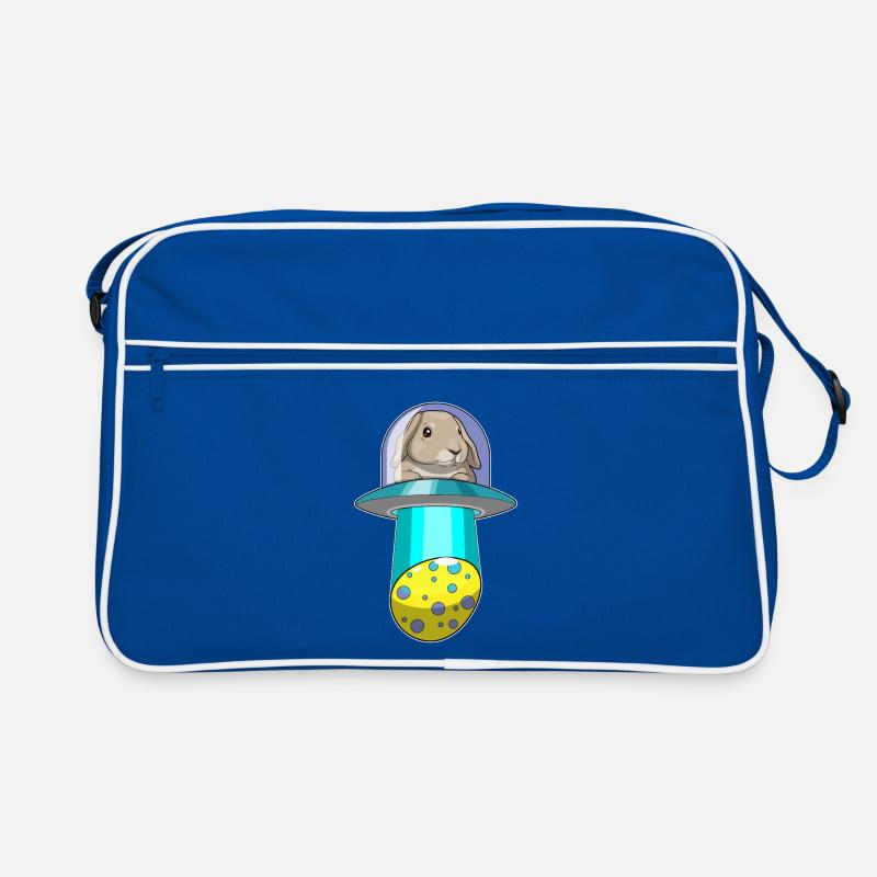 Vaisseau spatial de Pâques Bunny Sac Retro