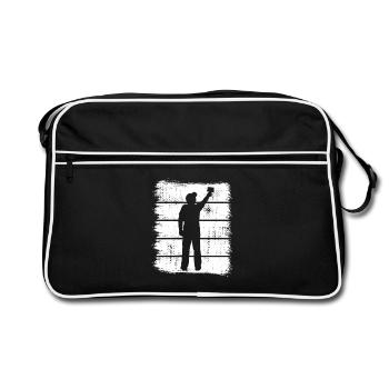 Painters and varnishers - Retro Bag - black/white - Front