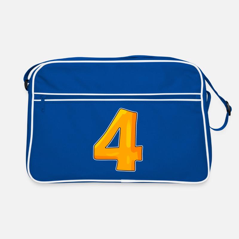 Number Number 4 Retro Bag