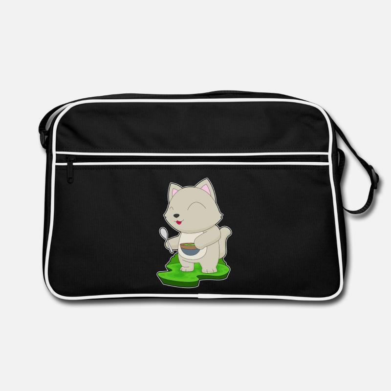 Cuisson dans un bol de cuisson pour chats Sac Retro