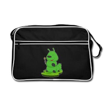 Baguette de magicien Caterpillar - Sac Retro - noir/blanc - Devant