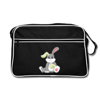 Rabbit Bandage - Retro Bag - black/white - Front