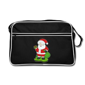 Forfait Noël Père Noël - Sac Retro - noir/blanc - Devant