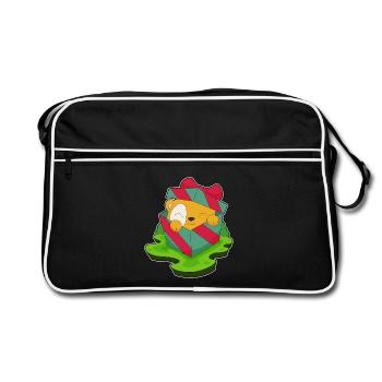 Forfait de Noël hamster - Sac Retro - noir/blanc - Devant