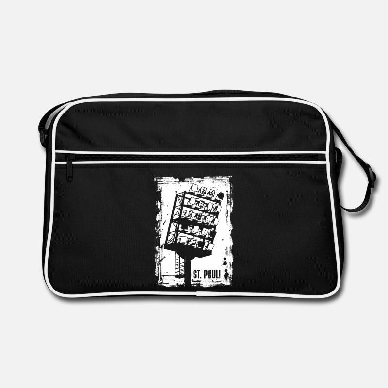 St Pauli Millerntor Stadionlichter Retro Tasche