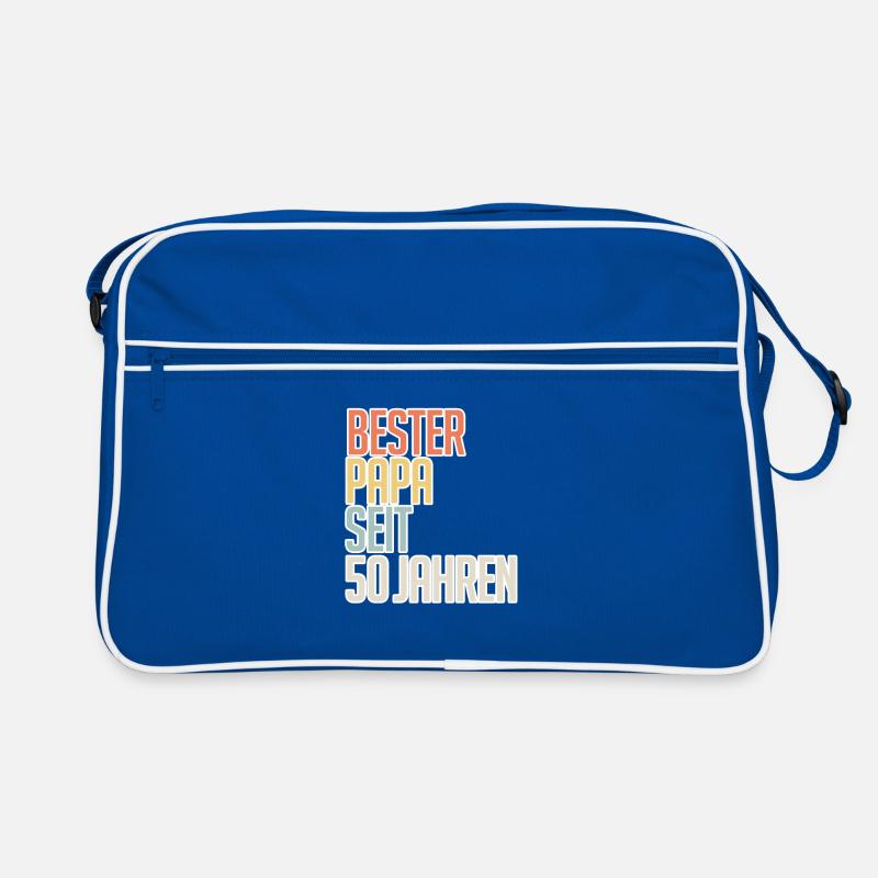 Bester Papa seit 50 Jahren Retro Tasche