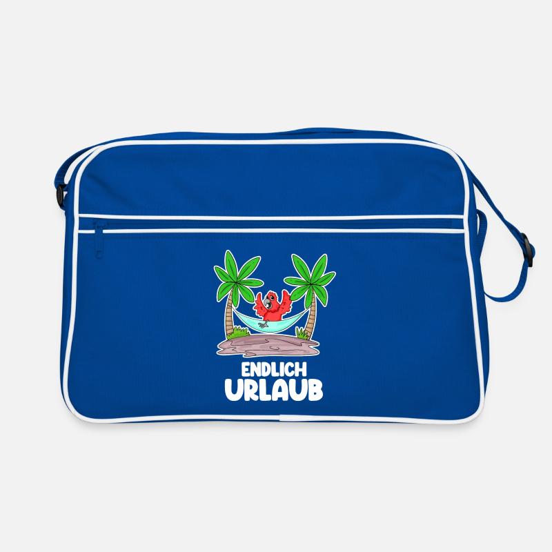 Urlaub Ferien Frei Retro Tasche