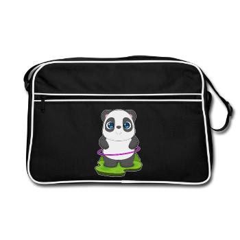 Panda Fitness Tire Workout Gymnastics - Retro Bag - black/white - Front