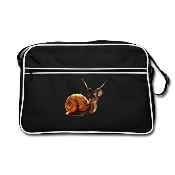 Escargots Vineyard Escargots coquille d’escargot - Sac Retro - noir/blanc - Devant