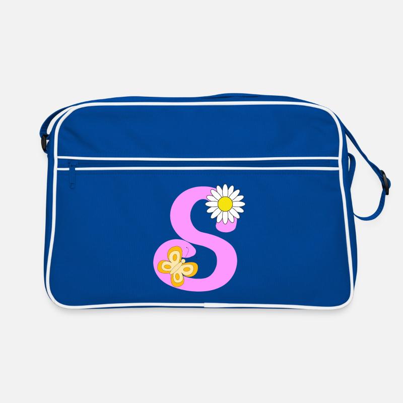 S Buchstabe Retro Tasche