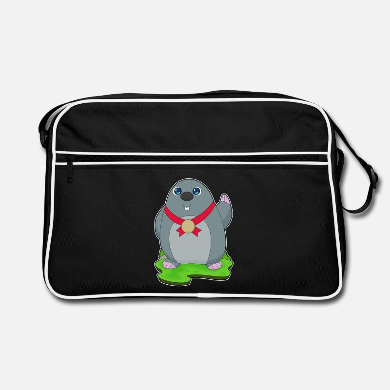 Maulwurf Medaille Retro Tasche